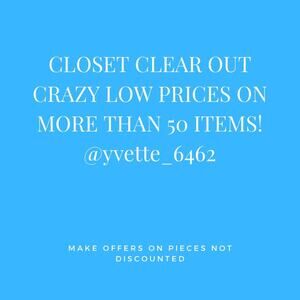 Closet Clear Out Announcement